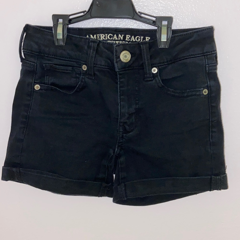 American Eagle Black Shorts